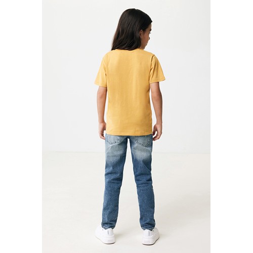 ocre IQONIQ Koli Camiseta Infantil Light Weight Algodón Reciclado