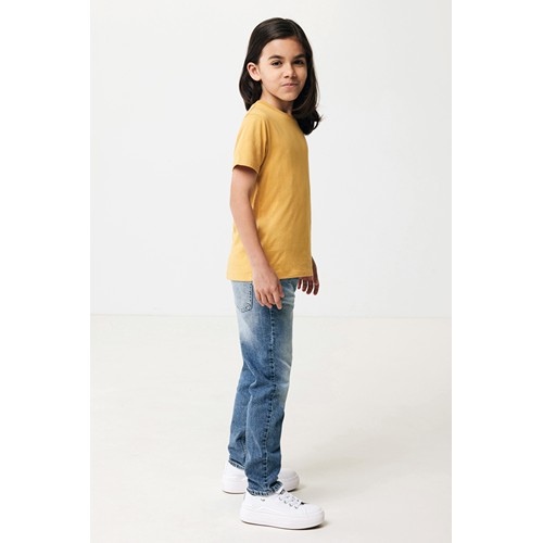 ocre IQONIQ Koli Camiseta Infantil Light Weight Algodón Reciclado