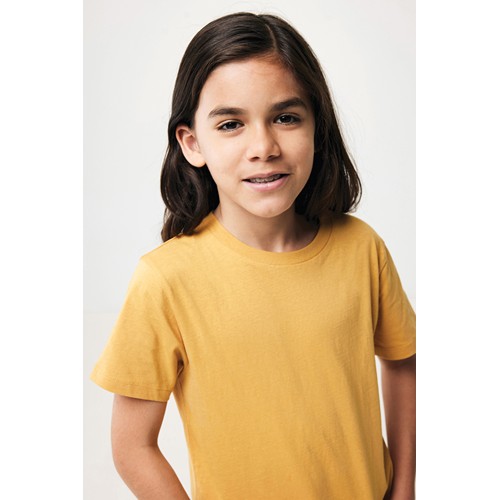 ocre IQONIQ Koli Camiseta Infantil Light Weight Algodón Reciclado