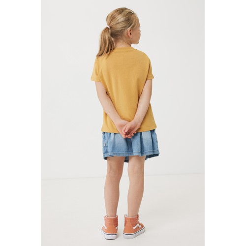 ocre IQONIQ Koli Camiseta Infantil Light Weight Algodón Reciclado