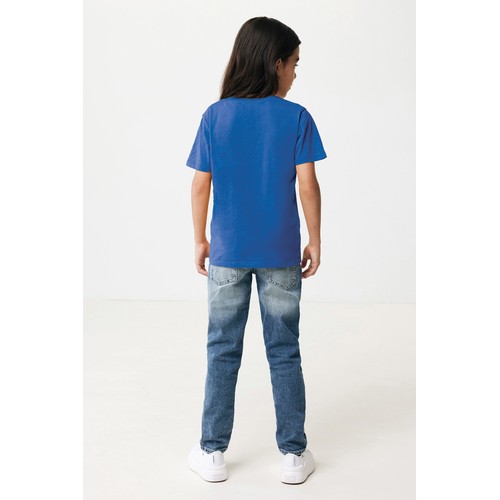 azulón Camiseta infantil IQONIQ Koli de algodón reciclado