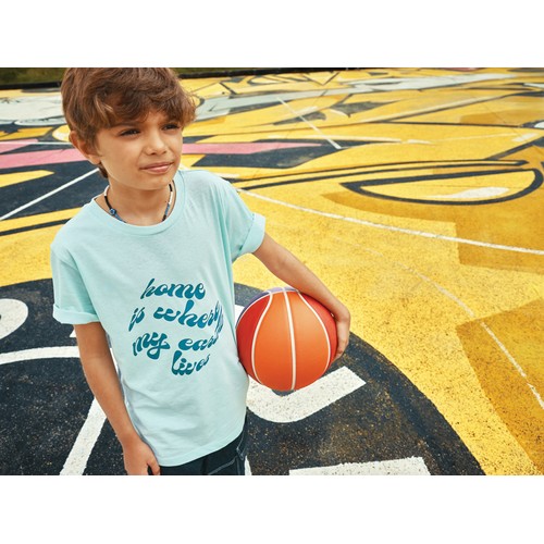 Camiseta infantil Iqoniq Koli de algodón reciclado