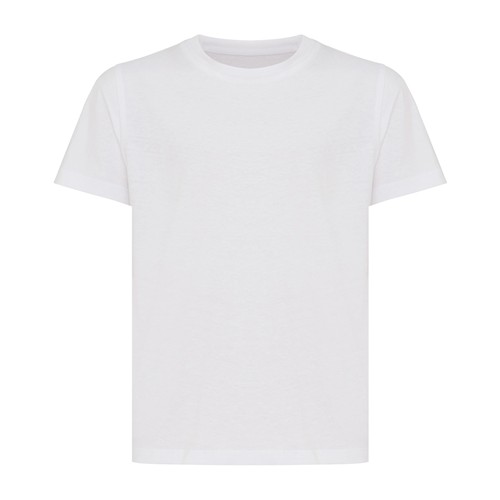 white IQONIQ Koli Camiseta Infantil Light Weight Algodón Reciclado