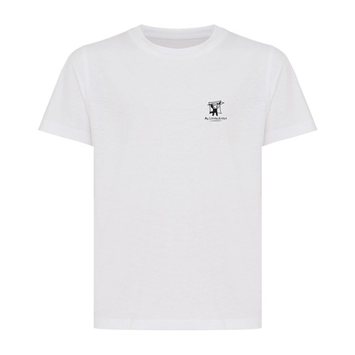 white IQONIQ Koli Camiseta Infantil Light Weight Algodón Reciclado