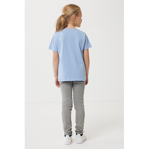 azul celeste IQONIQ Koli Camiseta Infantil Light Weight Algodón Reciclado
