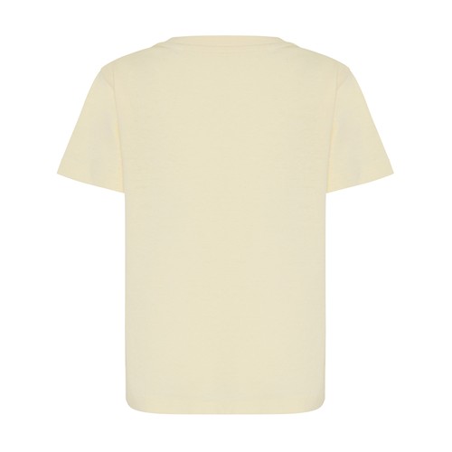 crema IQONIQ Koli Camiseta Infantil Light Weight Algodón Reciclado