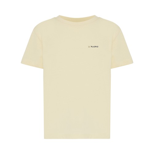 crema IQONIQ Koli Camiseta Infantil Light Weight Algodón Reciclado