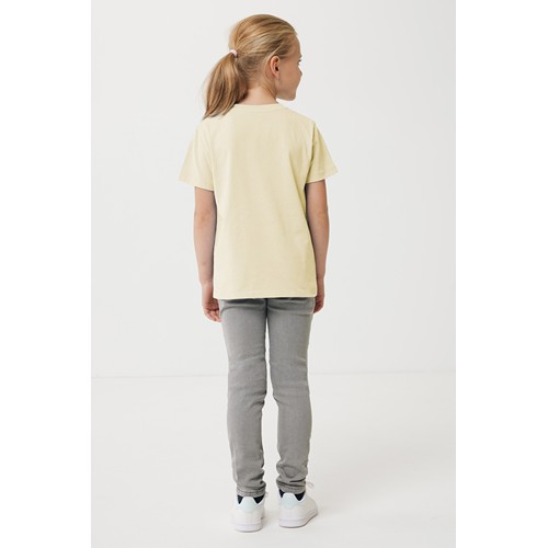 crema IQONIQ Koli Camiseta Infantil Light Weight Algodón Reciclado