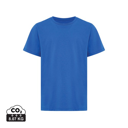 azulón IQONIQ Koli Camiseta Infantil Light Weight Algodón Reciclado