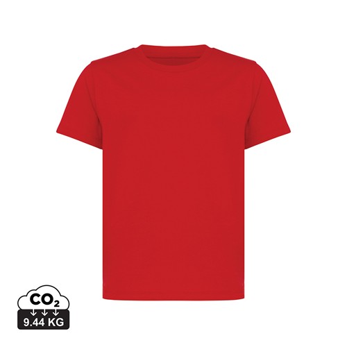 red IQONIQ Koli Camiseta Infantil Light Weight Algodón Reciclado