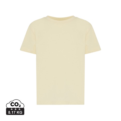 crema IQONIQ Koli Camiseta Infantil Light Weight Algodón Reciclado