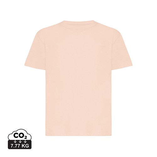 melocotón IQONIQ Koli Camiseta Infantil Light Weight Algodón Reciclado