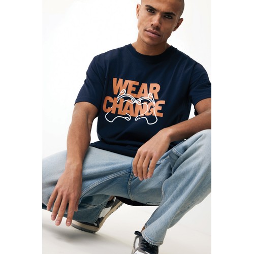 Camiseta relax de algodón reciclado Iqoniq Kakadu