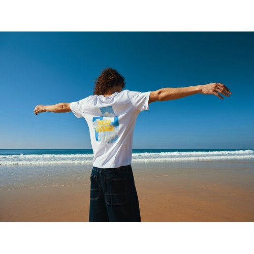 Camiseta relax de algodón reciclado Iqoniq Kakadu