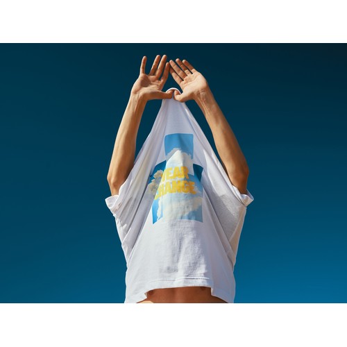 Camiseta relax de algodón reciclado Iqoniq Kakadu