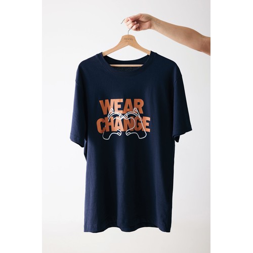 Camiseta relax de algodón reciclado Iqoniq Kakadu