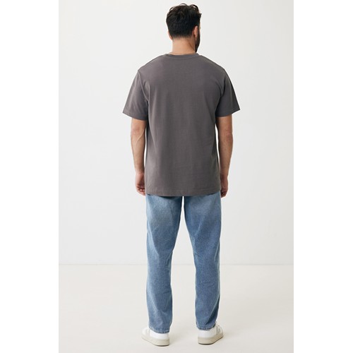 antracita IQONIQ Kakadu Camiseta Relax Fit Algodón Reciclado