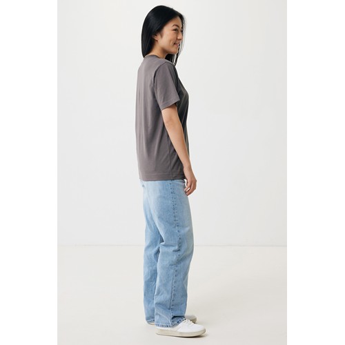 antracita IQONIQ Kakadu Camiseta Relax Fit Algodón Reciclado