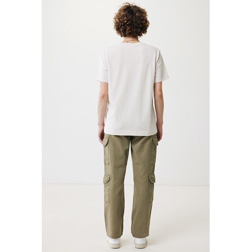 marfil IQONIQ Kakadu Camiseta Relax Fit Algodón Reciclado