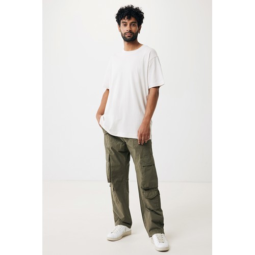 marfil IQONIQ Kakadu Camiseta Relax Fit Algodón Reciclado