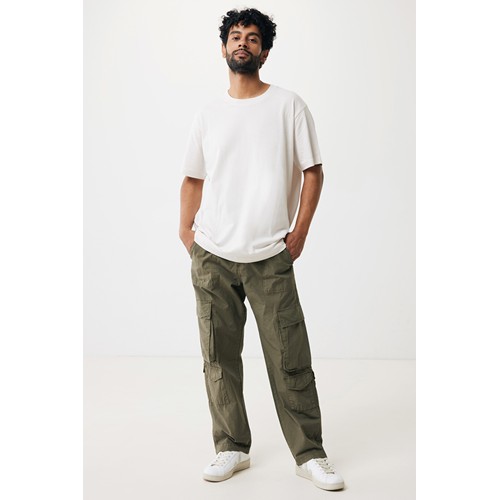 marfil IQONIQ Kakadu Camiseta Relax Fit Algodón Reciclado