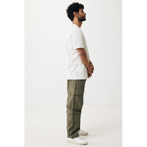 marfil IQONIQ Kakadu Camiseta Relax Fit Algodón Reciclado
