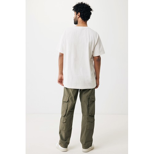 marfil IQONIQ Kakadu Camiseta Relax Fit Algodón Reciclado