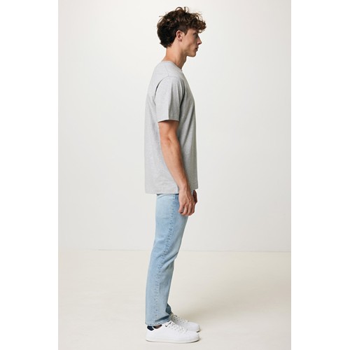 gris chiné IQONIQ Kakadu Camiseta Relax Fit Algodón Reciclado
