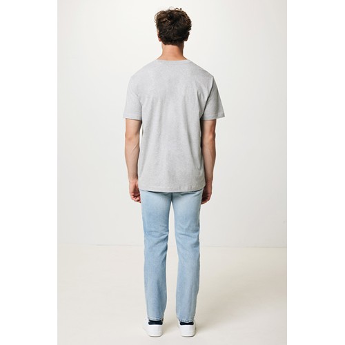 gris chiné IQONIQ Kakadu Camiseta Relax Fit Algodón Reciclado