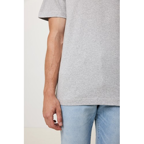 gris chiné IQONIQ Kakadu Camiseta Relax Fit Algodón Reciclado