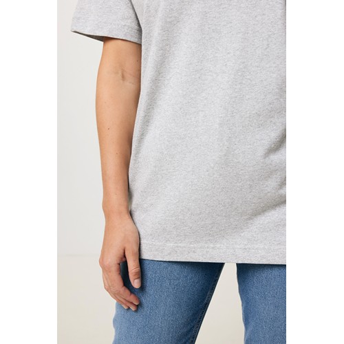 gris chiné IQONIQ Kakadu Camiseta Relax Fit Algodón Reciclado