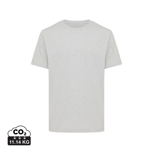 gris chiné IQONIQ Kakadu Camiseta Relax Fit Algodón Reciclado