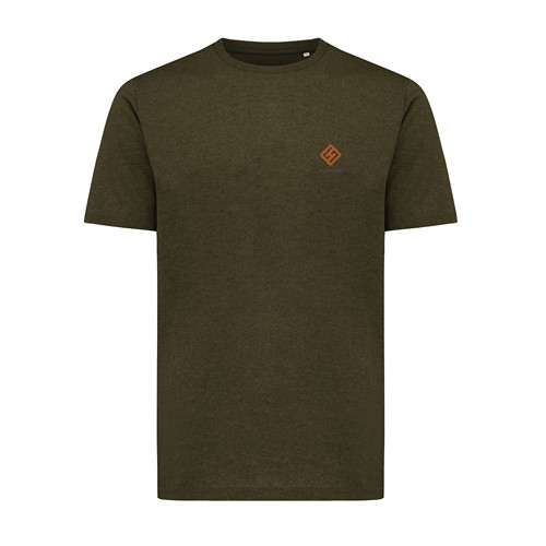 kaki IQONIQ Sierra Camiseta Light Weight Algodón Reciclado