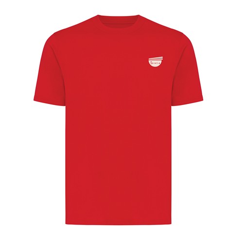 red IQONIQ Sierra Camiseta Light Weight Algodón Reciclado