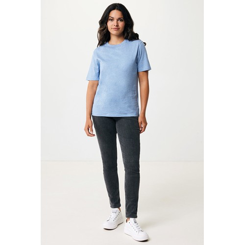 bleu clair chiné IQONIQ Sierra Camiseta Light Weight Algodón Reciclado
