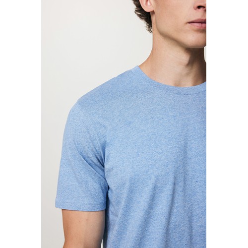 bleu clair chiné IQONIQ Sierra Camiseta Light Weight Algodón Reciclado