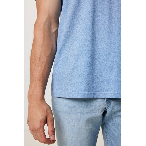 bleu clair chiné IQONIQ Sierra Camiseta Light Weight Algodón Reciclado