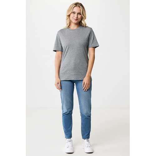 antracita claro moteado IQONIQ Sierra Camiseta Light Weight Algodón Reciclado