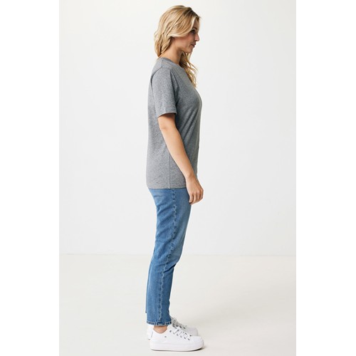 antracita claro moteado IQONIQ Sierra Camiseta Light Weight Algodón Reciclado