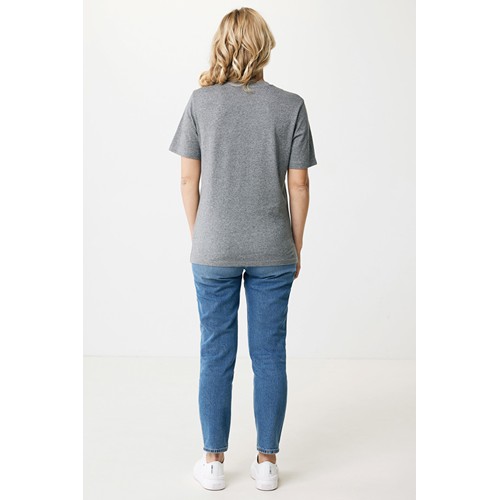antracita claro moteado IQONIQ Sierra Camiseta Light Weight Algodón Reciclado