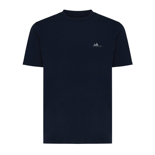 azul marino IQONIQ Sierra Camiseta Light Weight Algodón Reciclado