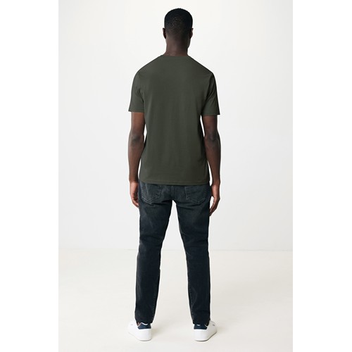 kaki IQONIQ Sierra Camiseta Light Weight Algodón Reciclado