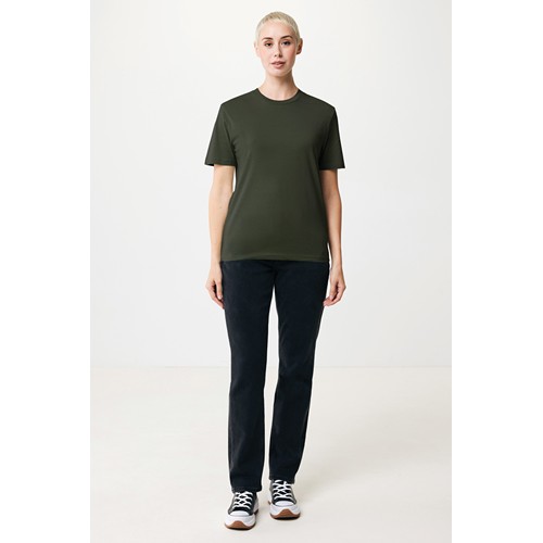 kaki IQONIQ Sierra Camiseta Light Weight Algodón Reciclado
