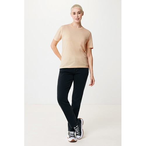 melocotón IQONIQ Sierra Camiseta Light Weight Algodón Reciclado