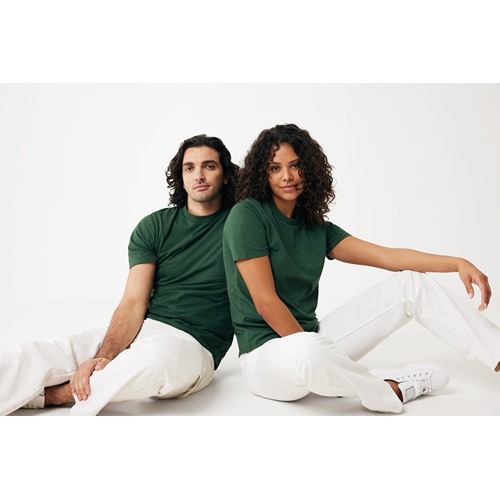 verde bosque IQONIQ Sierra Camiseta Light Weight Algodón Reciclado