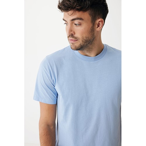 azul celeste IQONIQ Sierra Camiseta Light Weight Algodón Reciclado