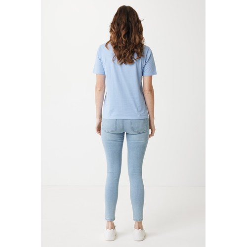 azul celeste IQONIQ Sierra Camiseta Light Weight Algodón Reciclado