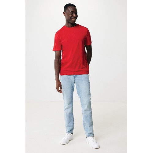 red IQONIQ Sierra Camiseta Light Weight Algodón Reciclado
