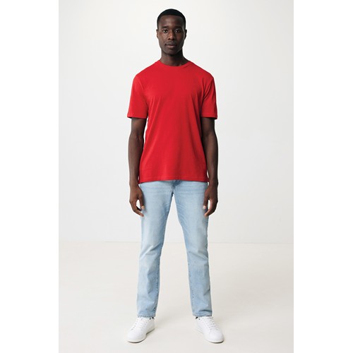 red IQONIQ Sierra Camiseta Light Weight Algodón Reciclado