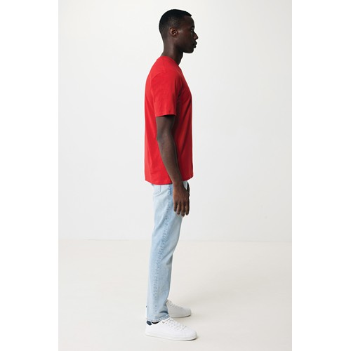 red IQONIQ Sierra Camiseta Light Weight Algodón Reciclado